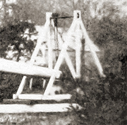 Detail of the dolly seen Bevington's photograph