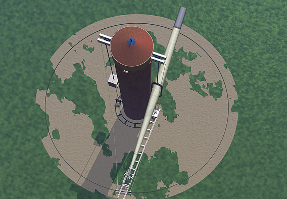 Craig Telescope - the tower seen from above