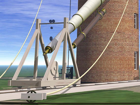 Craig Telescope - the dolly and tower