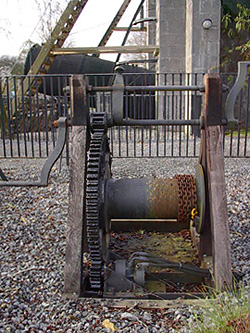 One of the chain winches used at Birr Castle
