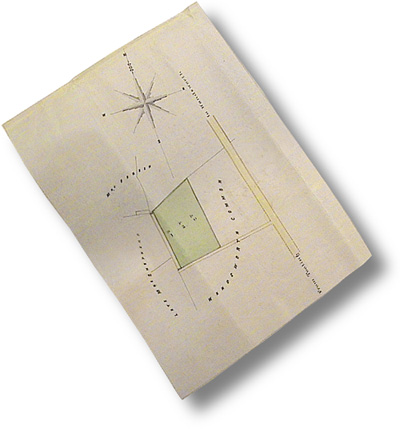 Part of the Indenture revealing the exact location of the site of the telescope